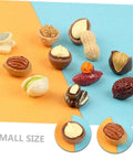 20 Pieces Miniature Nut Models For Dollhouse Decor And Resin Crafts Realistic Tiny Food Props For DIY Projects