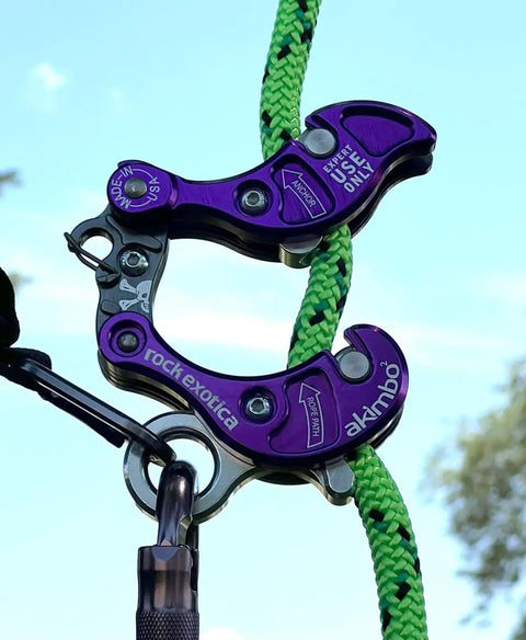 Mid Line Clip On Rope Climbing And Descending Device For Arborists Quick Snap Install Remove Without Taking It Apart Fits 11.5 To 12.7