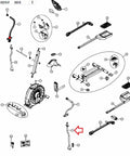 Lower Left Bar Sub Assembly Replacement For Elliptical Trainer Frame Support Component, Reliable Replacement Part Compatible With 490Ei Elliptical Fitness Equipment, Part No 1000511120, Keeps Motion Balanced And Smooth During Workouts. Diagram view