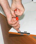 Installing Heavy Duty Stainless Steel Door Hinges 2 Pack With 360 Degree Damping Pivot on cabinet door
