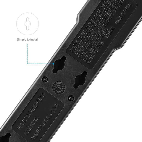 Six Pack Six Outlet Surge Protector Power Strips With Four Foot Cord 900 Joule Protection Lighted Switch And 15 Amp Circuit Breaker A Must Have For Home Office Setup And Entertainment Center Electronics