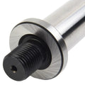 2MT Shank To 1/2-20 Threaded Drill Chuck Arbor For MT2 Morse Taper, Heavy Duty Tool Steel Construction, CNC Metalworking Adapter For Stable Drilling And Smooth Operation, Machine Tool Holding Accessory close-up threaded end