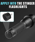 Strion Tail Cap Replacement Button End Click Switch for LED Flashlight Handheld Upgrade Durable Aluminum Tail End Cap