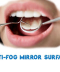 Stainless Steel Dental Mirror 6.5 Inch With Handle, Handy Dental Inspection Tool for Teeth Cleaning and Plaque Check, Eyelash Extensions and Makeup Inspection Mirror, Do It All Precision Mirror for Home Clinic Auto Interior, anti-fog mirror in mouth