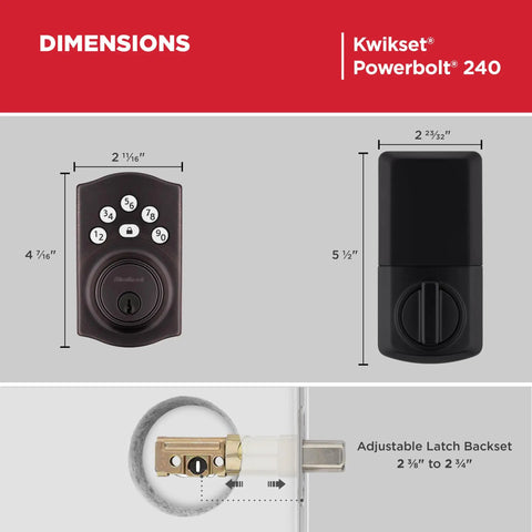 Smooth Operator Electronic Deadbolt Door Lock Bringing Hassle Free Keyless Entry And Rock Solid Home Security With Five Button Keypad Auto Lock Capability Plus Instant Code Access In Brushed Venetian Bronze