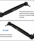 Beefed-Up Sway Bar Link Kit For Jeep Renegade 2015-2021 500X 2016-2019 And Compass 2017-2022 Front And Rear Stabilizer Replacement Links Replaces 68246496AA, black PA-66 composite links