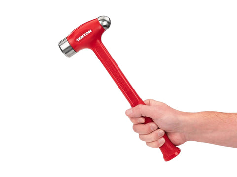 36 Oz Ball Peen Dead Blow Hammer With Nonslip Grip For Low Rebound Hits And Maximum Control, Great For Metalworking And Diy Projects, Model HDB50036 Made In USA being held in a hand.