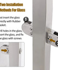 Super Heavy Duty Stainless Steel Glass Railing Baluster Post Clamp For Decks Patios And Balconies installation methods with rubber gasket.
