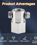 EVRBUL stainless steel trailer jack crank adapter for cordless drill with 1/2-inch socket bit
