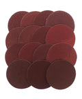 Round Sanding Discs With Hook And Loop Backing For Wood And Metal, assorted ultra fine aluminum oxide grits from 60 to 2000.