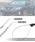CVT Transmission Dipstick For Nissan Altima Quest And More 21.65 Inch Length Oil Level Indicator Gauge Replacement OEM 31086-JA00A 31086-JA000 Fits Maxima Murano Rogue 2006-2022 showing front and back view with car background.