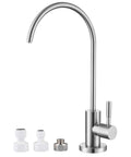 Reverse Osmosis Drinking Water Faucet For Non Air Gap Filtration Systems Modern Stainless Steel Brushed Nickel Kitchen Tap visible
