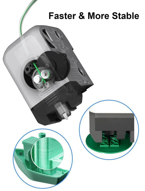 Hotend Kit With Fan For P1P And P1S 3D Printer Series, showing integrated nozzle design, thermistor, ceramic heater, and fan