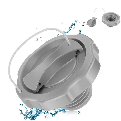 One Way Air Valve Cap for Inflatable Spas and Hot Tubs, Durable ABS Replacement That Seals The Air Chamber and Keeps Bubble Jets Poppin