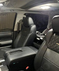 Toyota Tundra interior illuminated by 6000K White LED Interior Light Kit For Toyota Tundra 2007 Through 2021 Complete Replacement