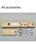RIBEUJIZS Digital Shower System complete accessories including shower panel, connectors, and hardware components.