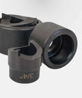 Manual Knockout Hole Punch Driver Kit with 3/4 inch dies for conduit installations, featuring clean and precise KO tool.