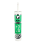 RD Pro Butyl Rubber Sealant For Outdoor And Below Grade Projects - Paintable, Weatherproof, Ultra Strong Adhesion, 10.1 Oz Cartridge, White