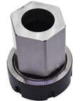 Durable Hex Collet Block Chuck Holder For Precision Machining shows a close-up of the hex design and secure mounting for milling machines.
