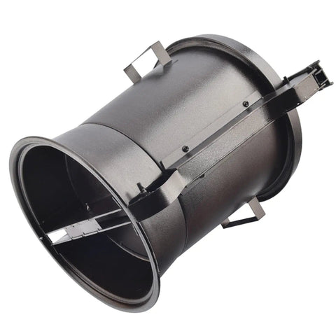Heavy Gauge Charcoal Extinguishing Canister shows a black metal design with foot pedal for easy lid operation.