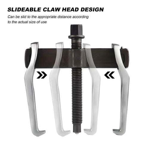 Two Jaw Puller With Adjustable Eight Inch Reach For Gears Pulleys Flywheels And Bearings Removal Internal External Lifting