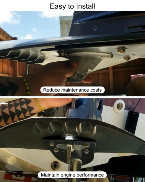 Installation of Mercury Outboard Trim Tab Anode for Mariner and Force 25HP to 50HP, 2-Stroke and 4-Stroke Saltwater Protection