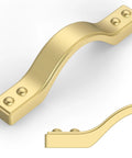 Brushed Gold Cabinet Pulls Set With 3 Inch Hole Center Spacing 76mm Kitchen Cabinet Handles For Cabinets And Cupboards Drawer Pulls Hardware