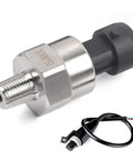 Heavy Duty 100 Psi Pressure Transducer Sensor With 1/8 Inch NPT 27 NPT Thread Stainless For Oil Fuel Air Water Pressure Harness Plug