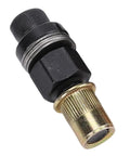 Heavy Duty 6 Piece Manual Rivnut Mandrel Kit With Carbon Steel Bits For Automotive Metal Furniture Projects Plus 6, 8, 10, Quarter Five Sixteenths And Three Eighths Inch Sizes To Handle All Your DIY Needs. rivnut mandrel bit, black and gold
