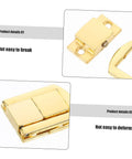 Retro Iron Toggle Latch Kit For Wooden Chests Jewelry Boxes And Cabinets 5 Piece Secure Clasp detail view