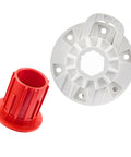 Washer Basket Driven Hub Kit With Bushing Assembly For Whirlpool Maytag Kenmore Washers Replacement W10528947 52719 AP5665171 2684908 Easy Install Ready To Roll, white plastic and red bushing