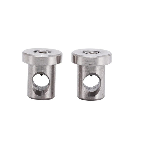 Two Pack Rod Connector Kit For Dual Handle Tool Boxes UWS Compatible Stainless Steel 304 Linkage, side view