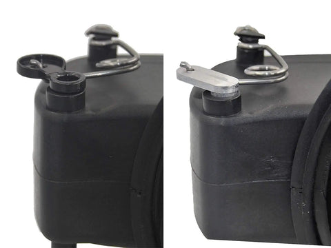 Durable Fuel Door Hinge Pin With Gas Door Spring For 2009 2014 Ford F150 And 2010 2014 Lincoln Mark LT Permanent Gas Cap Repair Kit Metal Durable Kit For Lasting Seal And Easy Install close-up view