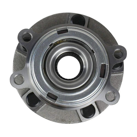 Front Wheel Bearing And Hub Assembly 2 Pack For Nissan Altima 2007 2008 2009 2010 2011 2012 2.5L 5 Lug With ABS OE Style Replacement Bolt On Fit Durable Hub And Bearing Set, top view