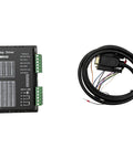 Pro Grade Hollow Shaft Worm Drive Motorized Rotary Index Table With Synced Step Driver DM542 microstep motor driver and cable.