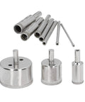 Top Tier Hole Saw Kit That Crushes Glass Tile And Ceramic With Ease Featuring Ten Pieces Ranging From 3mm To 50mm For Smooth Drilling And Home Repair Projects Without The Hassle, metal diamond hole saw bits set