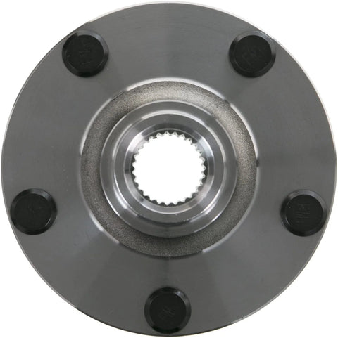 Pair Of Front Wheel Hub And Bearing Repair Kit For 2002 2003 2004 2005 2006 Nissan Altima L4 2.5L Models, front view