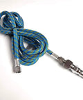 Six Foot Nylon Braided Airbrush Hose With 1/8 Inch To 1/4 Inch Adapters For Airbrush Kits Durable Flexible Leak Resistant Fits All Major Brands Professional Grade No Fuss Setup