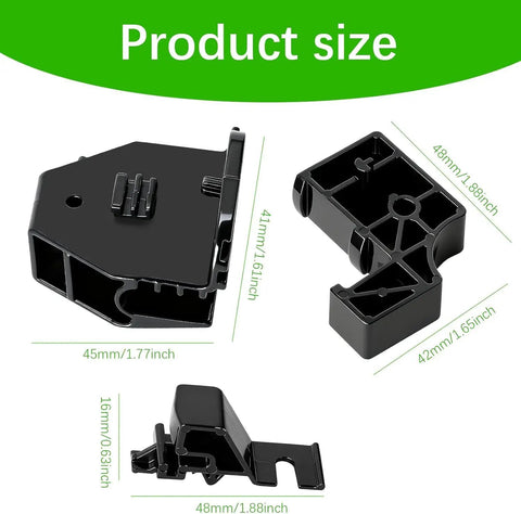 Range Drawer Glide Kit For Ovens And Stoves No Fuss Replacement Bottom Drawer Slides For Easy Repair with size dimensions
