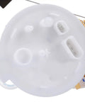 Top view of Straight Up Fg2186 Fuel Pump Module Assembly Plug And Play Oem Rebuild with connectors and fittings.