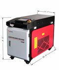 Straight Up Heavy Duty 2000W 4 In 1 Integrated Fiber Laser Welder Handheld Cleaning Rust Removal Machine with Auto Wire Feeder 220V, portable and compact.