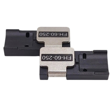 Professional Grade Fiber Holders With Kickass Grip Performance And Precision Alignment For Fujikura Single Core Fusion Splicing Tools Durable Setup Bundle, FH-60-250 fixtures, secure glass strand grip.