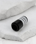 10 Pcs 0.355 Inch Golf Ferrule Set For Ping Callaway PXG Titleist Taylormade Irons And Wedges Tight Fit Plastic Ferrules Replacement For Club Heads Durable Easy Install displayed against a stone surface