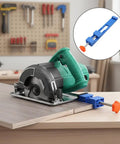 Beast Mode Adjustable Base Guide for Electric Circular Saws and Track Rail Saws on wood with milling clamp