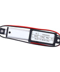 Heavy Duty 12v Electric Linear Actuator With Smooth Push Pull Rod For Home Automation And Diy Garage Upgrades, aluminum housing with wires.