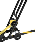 Heavy Duty Floor Tape Applicator For Zero Sweat Safety Line Layout With Dual Comfort Grip Handles and Rock Solid Steel Frame close-up