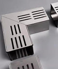 Heavy Duty 304 Stainless Steel Drain Channel For Outdoor Pools And Decks L And T Shaped Trench Drain Kit 5x7 cm