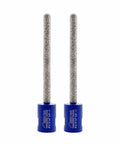 Two Pro Grade Diamond Mortar Raking Bit 5/16 Inch By 4 Inch For Brickwork Mortar Removal And Tuck Pointing, side by side