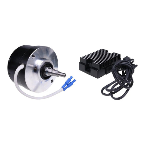 Premium Black 17 Amp 12 Volt Alternator Generator Conversion Kit For Harley Davidson G XL FL W Vintage Bikes with voltage regulator.