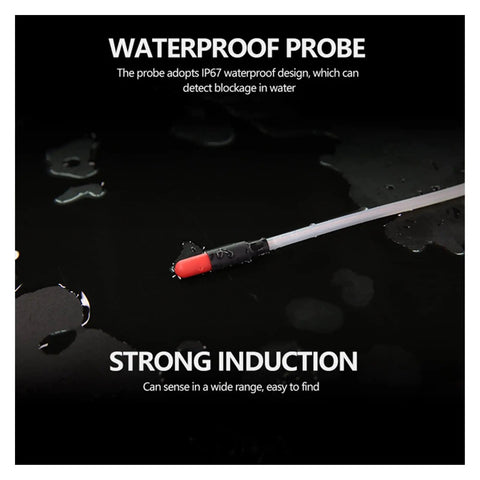 No Sweat Wall Scanner With Dead Easy Stud Detection And Deep Range Pipe Blockage Locator For Live Wire Cable Finder Plus Reliable Plumbing Diagnostic Tool waterproof probe in water with strong induction capabilities.